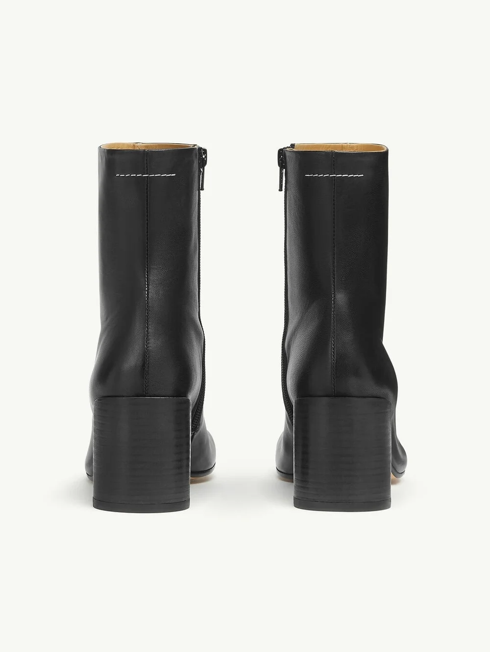 MM6 Maison Martin Margiela Anatomic Ankle Boots In Black New In Box - Picture 3 of 16